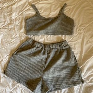 SHEIN Quilted Cami and Shorts Set